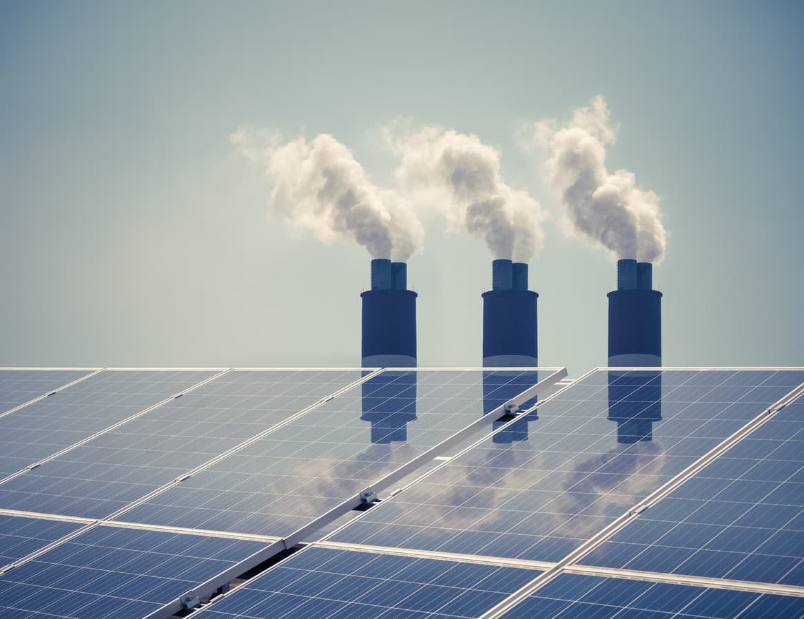 Large commercial solar panel installation on a factory rooftop in Lagos Nigeria